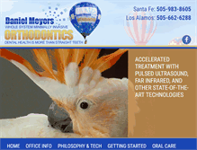 Tablet Screenshot of meyersortho.com